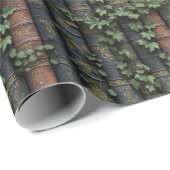 Vintage Bücher Geschenkpapier (Rolleneckpunkt)