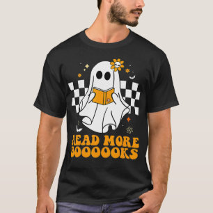 Vintage Bücher Ghost Lesen Sie mehr Bücher Lehrer T-Shirt