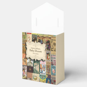 Vintage Bücher holen eine Buch-Baby-Dusche Geschenkschachtel