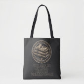Vintage-Bücher & Introspektive Zitat-Tasche Tasche (Vorderseite)