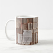 Vintage Bücher Kaffeetasse (Links)