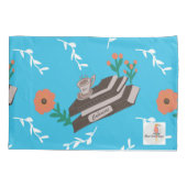 Vintage Bücher Kissenbezug (Rückseite)