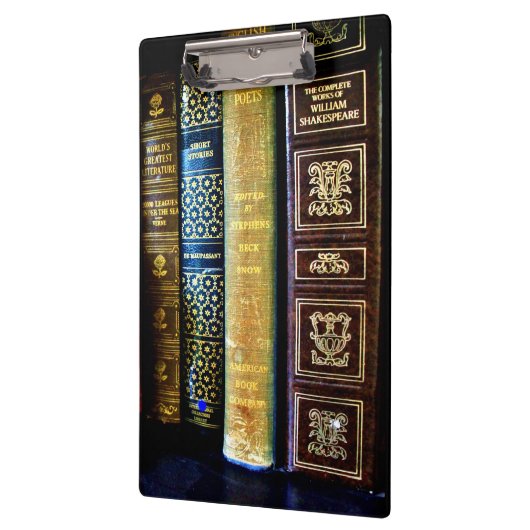 Vintage Bücher Klemmbrett (Links)