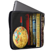 Vintage Bücher Laptopschutzhülle (Vorne Rechts)