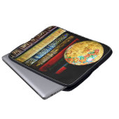 Vintage Bücher Laptopschutzhülle (Vorne Knopf)