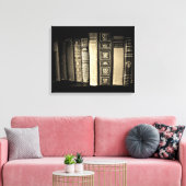 Vintage Bücher Leinwanddruck (Insitu (Wohnzimmer))