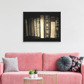 Vintage Bücher Leinwanddruck (Insitu (Wohnzimmer))