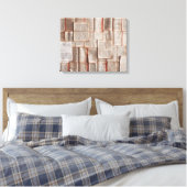Vintage Bücher Leinwanddruck (Insitu (Schlafzimmer))