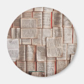 Vintage Bücher Magnet (Vorne)