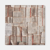 Vintage Bücher Magnet (Vorne)