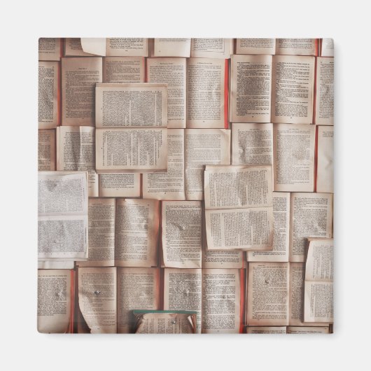 Vintage Bücher Magnet (Vorne)