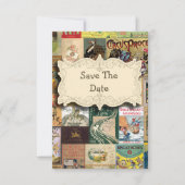 Vintage Bücher mit Bücherdusche Einladung (Vorderseite)