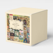 Vintage Bücher mit Bücherdusche Geschenkschachtel (Vorderseite)