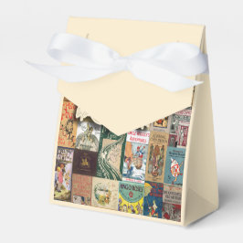 Vintage Bücher mit Bücherdusche Geschenkschachtel