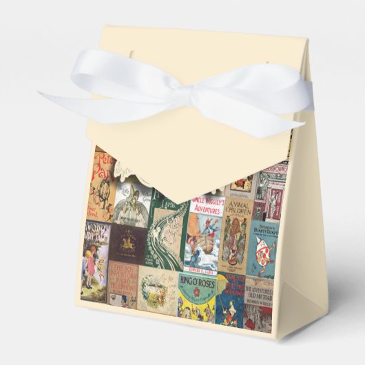 Vintage Bücher mit Bücherdusche Geschenkschachtel (Vorderseite)