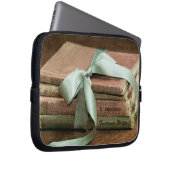 Vintage Bücher mit tadelloses Band-freiberuflich Laptopschutzhülle (Vorne Rechts)