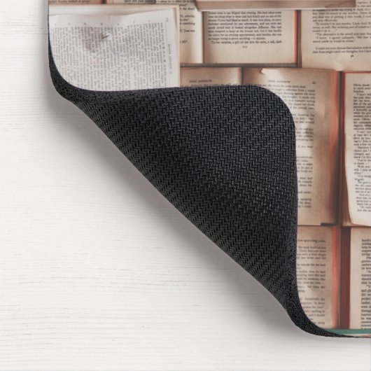 Vintage Bücher Mousepad (Ecke)