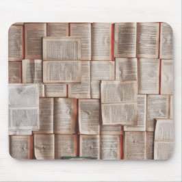Vintage Bücher Mousepad