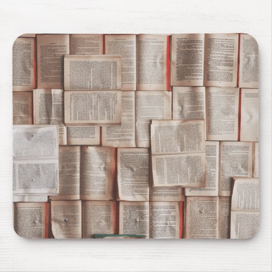 Vintage Bücher Mousepad (Vorne)