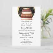 Vintage Bücher Nächstes Kapitel 70. Erwachsener Ge Einladung (Stehend Vorderseite)