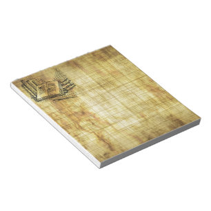 Vintage Bücher Notizblock