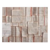 Vintage Bücher Notizblock (Vorderseite)