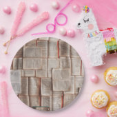 Vintage Bücher Pappteller (Party)