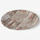 Vintage Bücher Pappteller (Schrägansicht)