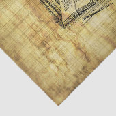 Vintage Bücher Seidenpapier (Ausschnitt)