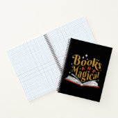 Vintage Bücher sind magisch (Innenseite)