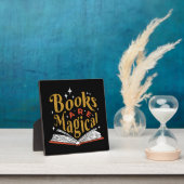 Vintage Bücher sind magisch Fotoplatte (InSitu)