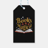 Vintage Bücher sind magisch Geschenkanhänger (Vorderseite)