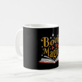 Vintage Bücher sind magisch Kaffeetasse (Vorderseite Links)