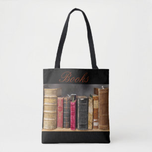 Vintage-Bücher-Tasche Tasche