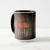 Vintage Bücher Tasse (Vorderseite Links)