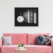 Vintage Bücher und Globe Leinwanddruck (Insitu (Wohnzimmer))