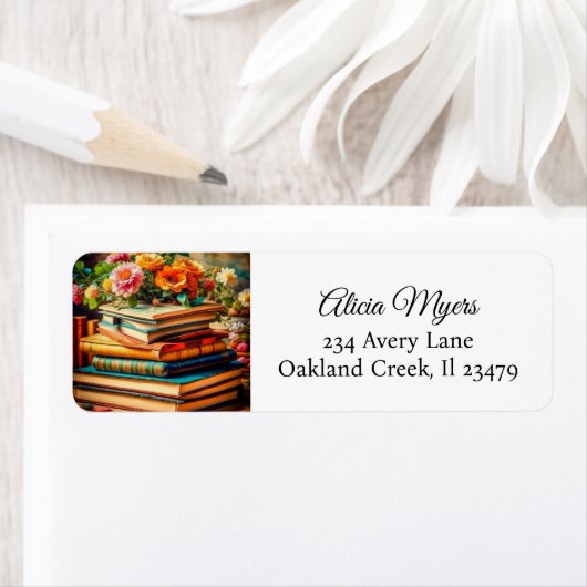 Vintage Bücher und Hübsche Blume (Insitu)