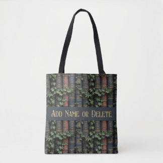 Vintage Bücher und Ivy Tote Bag Tasche
