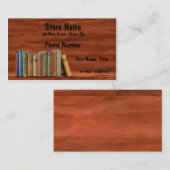 Vintage Bücher Visitenkarte (Vorne/Hinten)