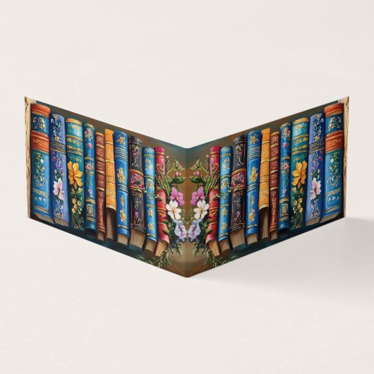 Vintage Bücher Visitenkarten (Vorderseite)