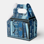 Vintage Bücherregale Geschenkschachtel (Rückseite)