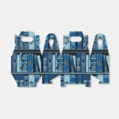 Vintage Bücherregale Geschenkschachtel (Ungefaltet)