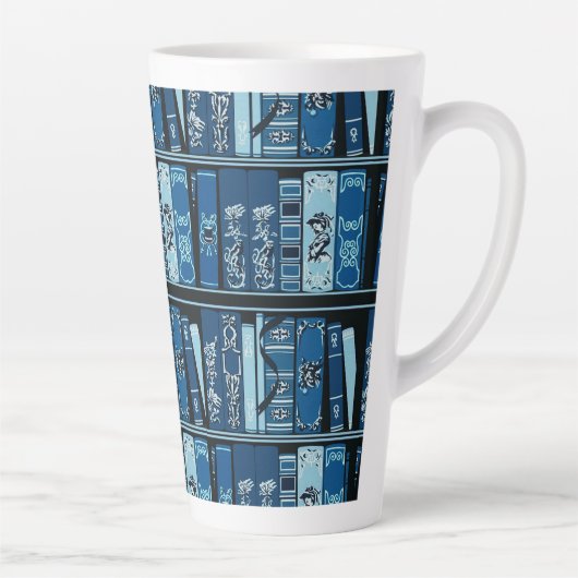 Vintage Bücherregale Milchtasse (Rechts)