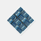 Vintage Bücherregale Serviette (Ecke)