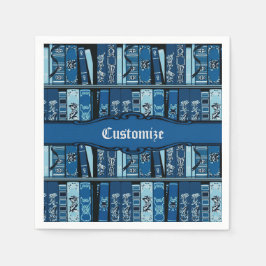 Vintage Bücherregale Serviette