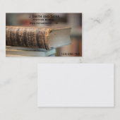 Vintage Buchhandlung der Vintagen Bücher zweite Visitenkarte (Vorne/Hinten)