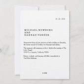 Vintage Buchhochzeit Einladung (Vorderseite)