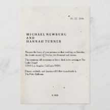 Vintage Buchhochzeit