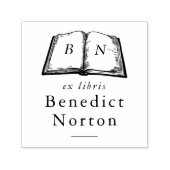 Vintage-Buchillustration Initialen Ex Libris Buch Permastempel (Design)