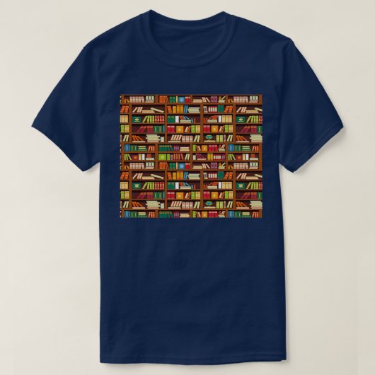 Vintage Buchkunst T-Shirt (Design vorne)